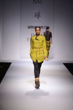 Model walk the ramp for Amalraj Sengupta on day 4 of Amazon India Fashion Week on 28th March 2015